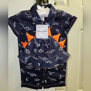Tommy Bahama Dino romper and hat set